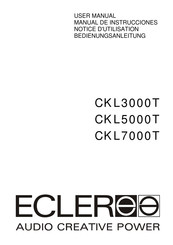 Ecler CKL7000T Manual De Instrucciones