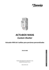 Zennio ACTinBOX MAX6 Manual De Usuario