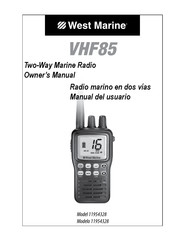 West Marine VHF 85 11954328 Manual Del Usuario