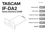 Tascam IF-DA2 Manual Del Usuario