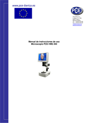 PCE Instruments PCE-VMS 200 Manual De Instrucciones