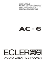 Ecler AC-6 Manual De Instrucciones