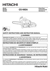 Hitachi CS 40EA Manual De Instrucciones