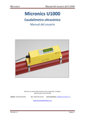 Micronics U1000 Manual Del Usuario