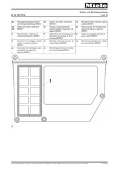 Miele BWS01 Instrucciones De Montaje