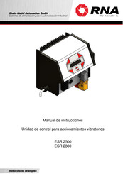 RNA ESR 2500 Manual De Instrucciones