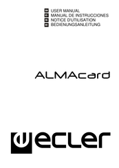 Ecler ALMA24 Manual De Instrucciones