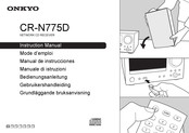 Onkyo CR-N775D-S Manual De Instrucciones