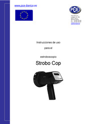 PCE Instruments Strobo Cop Instrucciones De Uso