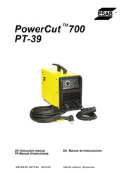 ESAB PowerCut 400 PT-39 Manual De Instrucciones