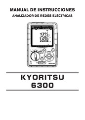 KYORITSU 6300 Manual De Instrucciones