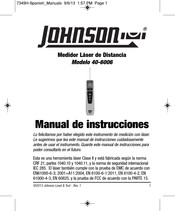 Johnson 40-6006 Manual De Instrucciones