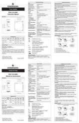 Emerson SDN 10-24-480C Manual De Instrucciones