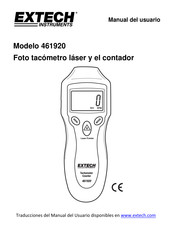 Extech Instruments 461920 Manual Del Usuario