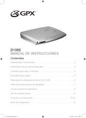 GPX D108S Manual De Instrucciones