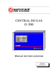 Notifier G-500 Manual De Instrucciones