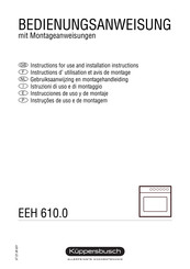 Kuppersbusch EEH 610.0 Instrucciones De Uso