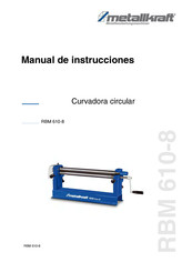 Metallkraft RBM 610-8 Manual De Instrucciones