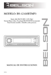 Belzon BS-12100BTMP3 Manual De Instrucciones