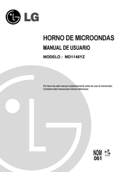 LG MD1148YZ Manual De Usuario