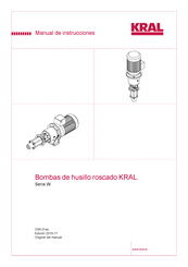 KRAL W 118 Manual De Instrucciones