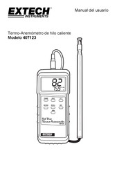 Extech Instruments 407123 Manual Del Usuario