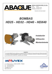 Mouvex HD25 Manual De Instrucciones