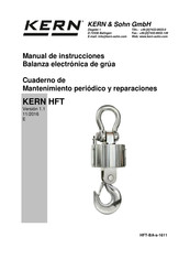 KERN and SOHN HFT-BA-s-1611 Manual De Instrucciones