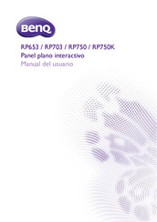 BenQ RP653 Manual Del Usuario