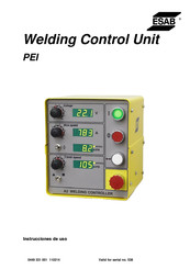 ESAB PEI Instrucciones De Uso