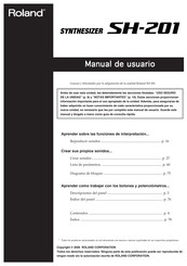 Roland SH-201 Manual De Usuario