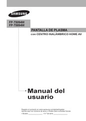 Samsung FP-T5094W Manual Del Usuario