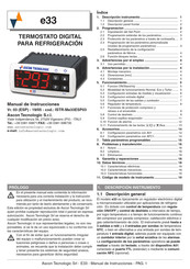 ASCON TECNOLOGIC E33 Manual De Instrucciones