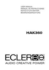 Ecler HAK360 Manual De Instrucciones