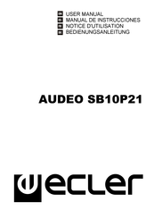 Ecler AUDEO SB10P21 Manual De Instrucciones