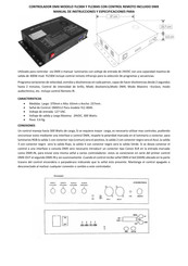 Ilumileds YLC004 Manual De Instrucciones Y Especificaciones