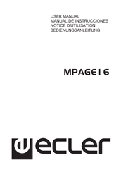 Ecler MPAGE16 Manual De Instrucciones