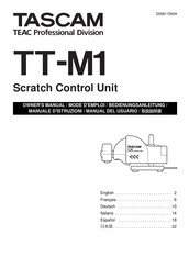 Teac TASCAM TT-M1 Manual Del Usuario