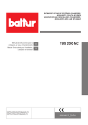 baltur TBG 2000 MC Manual De Instrucciones Para La Instalación, El Uso Y El Mantenimiento