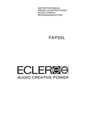 Ecler FAP30L Manual De Instrucciones