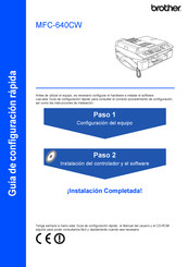 Brother MFC-640CW Guía De Configuración Rápida