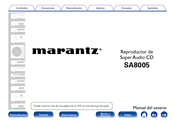 Marantz SA8005 Manual Del Usuario