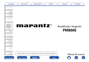 Marantz PM8005 Manual Del Usuario