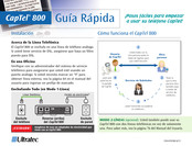 Ultratec CapTel 800 Guía Rápida