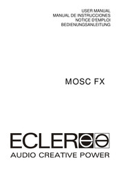 Ecler MOSC FX Manual De Instrucciones