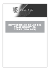 Respirex GTB ET Instrucciones De Uso