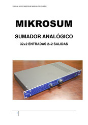 PODIUM MIKROSUM Manual De Usuario