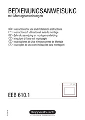 Kuppersbusch EEB 610.1 Instrucciones De Uso