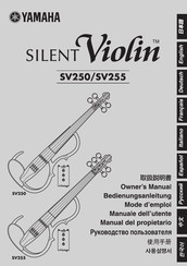 Yamaha SILENT Violin SV250 Manual De Instrucciones