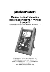 Peterson VS-1 Virtual Strobe Manual De Instrucciones